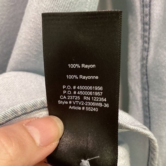 ARITZIA  Montana Chambray Button Down - Picture 13 of 13